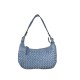 BORSA DONNA A SPALLA IN VERA PELLE VINTAGE - AJ38842 - Colore:Blu;