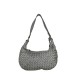 BORSA DONNA A SPALLA IN VERA PELLE VINTAGE - AJ38842 - Colore:Grigio;