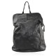 BORSA DA SPALLA CONVERTIBILE IN ZAINO VINTAGE -JZ49854 - Colore:Nero;