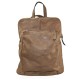 BORSA DA SPALLA CONVERTIBILE IN ZAINO VINTAGE -JZ49854 - Colore:Taupe;