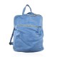 BORSA DA SPALLA CONVERTIBILE IN ZAINO VINTAGE -JZ49854 - Colore:azzurro;