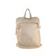 BORSA DA SPALLA CONVERTIBILE IN ZAINO VINTAGE -JZ49854 - Colore:Beige;