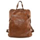 BORSA DA SPALLA CONVERTIBILE IN ZAINO VINTAGE -JZ49854 - Colore:Cuoio;