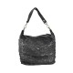 BORSA SHOPPING IN PELLE LASERATA - AF42846 - Colore:Nero;