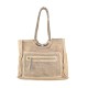 BORSA  DA SPALLA IN PELLE EFFETTO VINTAGE - NZ58864 - Colore:Beige;