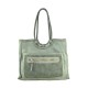 BORSA  DA SPALLA IN PELLE EFFETTO VINTAGE - NZ58864 - Colore:Menta;