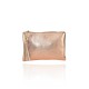 POCHETTE - BORSETTA DONNA IN PELLE - PD10811 - Colore:Rosa laminato;