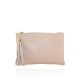 POCHETTE - BORSETTA DONNA IN PELLE - PD10811 - Colore:Cipria;