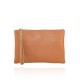 POCHETTE - BORSETTA DONNA IN PELLE - PD10811 - Colore:Cuoio;