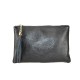 POCHETTE - BORSETTA DONNA IN PELLE - PD10811 - Colore:Nero Laminato;