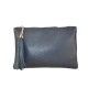 POCHETTE - BORSETTA DONNA IN PELLE - PD10811 - Colore:Blu;