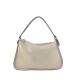 BORSA A MANO  IN PELLE CON TRACOLLA - CD32835 - Colore:Beige;