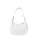 BORSA A SPALLA DONNA IN PELLE CON BORCHIE - AV29832 - Colore:Bianco;