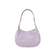 BORSA A SPALLA DONNA IN PELLE CON BORCHIE - AV29832 - Colore:Viola - New york;