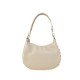 BORSA A SPALLA DONNA IN PELLE CON BORCHIE - AV29832 - Colore:Beige;