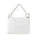 POCHETTE - BUSTA IN PELLE 100% MADE ITALY - DT19821 - Colore:Bianco;