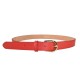 CINTURA DONNA IN PELLE MADE ITALY - CD600 - Colore:Rosso;