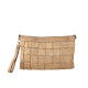 POCHETTE - BUSTA IN PELLE EFFETTO VINTAGE - DB34838 - Colore:Taupe;