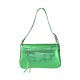 BORSA A SPALLA DONNA IN PELLE CON BORCHIE - FB36839 - Colore:verde