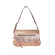 BORSA A SPALLA DONNA IN PELLE CON BORCHIE - FB36839 - Colore:Rosa;