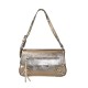 BORSA A SPALLA DONNA IN PELLE CON BORCHIE - FB36839 - Colore:Bronzo;