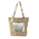 BORSA A SPALLA DONNA IN PELLE - FC36839 - Colore:Taupe;