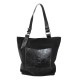 BORSA A SPALLA DONNA IN PELLE - FC36839 - Colore:Nero;