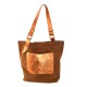 BORSA A SPALLA DONNA IN PELLE - FC36839 - Colore:Cuoio;