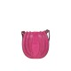 BORSA A TRACOLLA IN PELLE - CE35838 - Colore:Fuxia;