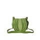 BORSA A TRACOLLA IN PELLE - CE35838 - Colore:Verde;