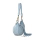 BORSA DONNA A SPALLA IN VERA PELLE VINTAGE - NW42846 - lato