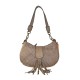 BORSA DONNA A SPALLA IN VERA PELLE VINTAGE - NW42846 - Colore:Taupe;