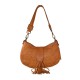 BORSA DONNA A SPALLA IN VERA PELLE VINTAGE - NW42846 - Colore:Cuoio;