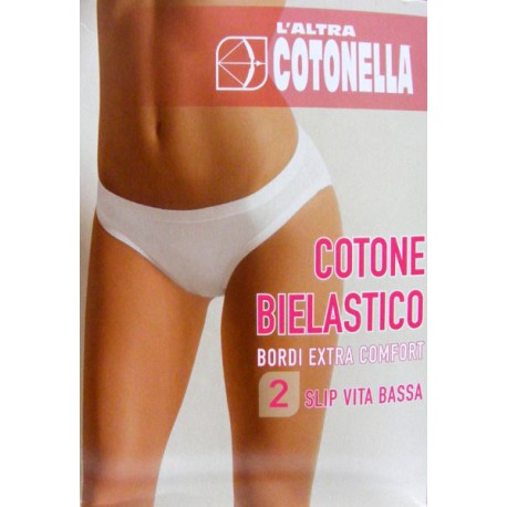 SLIP DONNA COTONELLA VITA BASSA CONFORT - 3362