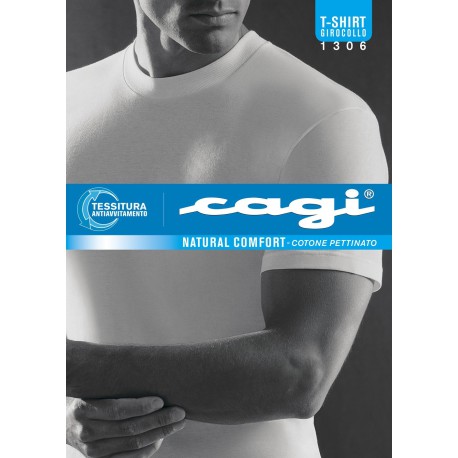 T-SHIRT UOMO GIROCOLLO CAGI 1306