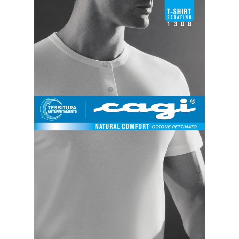 Maglia intima in cotone pettinato, modello Serafino 0043 Garda Uomo -  Turotti Abbigliamento