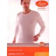 T-SHIRT INTIMA UOMO MANICA LUNGA GIROCOLLO LANA COTONE LIABEL 5175/33