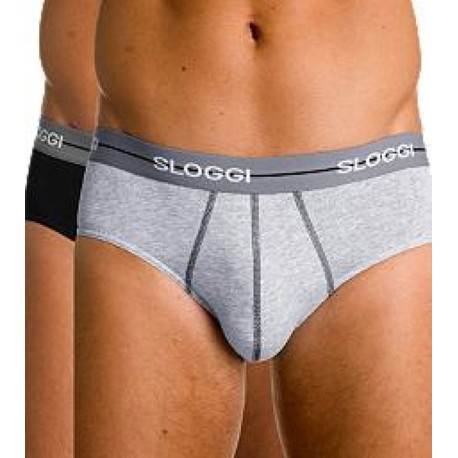 CONFEZIONE 2 PEZZI SLIP UOMO SLOGGI START MINI -013