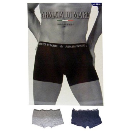 BOXER UOMO ARMATA DI MARE CONF 6 PEZZI GT103 ASSORTITI