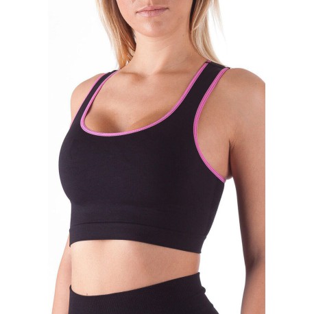 TOP CANOTTA DONNA SPORT RETE A001 BELLISSIMA