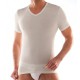 3 PZ. T-SHIRT UOMO SCOLLO A V LANA COTONE 5321-53  LIABEL