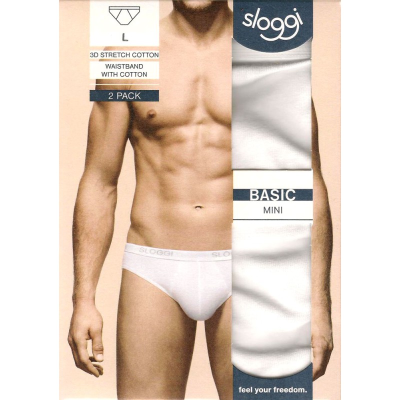 slip uomo vita bassa sloggi basic mini